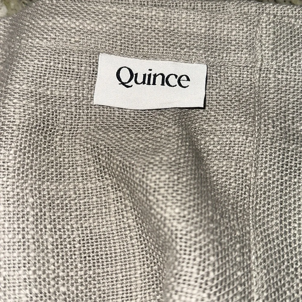NWOT QUINCE 48x108 Cotton Sheer Curtain Set (Set of 2) Grey 5⭐Customer Reviews - Picture 8 of 9